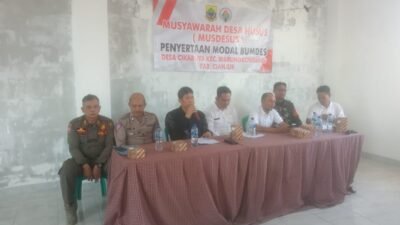 DESA CIKAROYA LAKSANAKAN MUSDESUS PENYERTAAN MODAL BUMDES