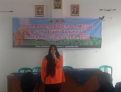 BPBD KABUPATEN CIANJUR LAKUKAN PELATIHAN PENCEGAHAN MITIGRASI BENCANA ERUPSI GUNUNG BERAPI TAHUN 2025