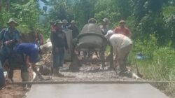 Kemajuan Infrastruktur, Kebahagiaan Masyarakat : Dua Kedusunan nikmati Jalan Baru