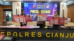 Jelang Ramadan, Polres Cianjur Sikat 11 Kasus Narkoba: 12 Tersangka Diciduk